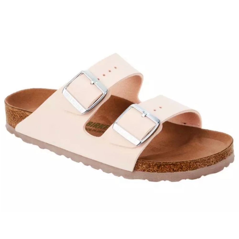 Birkenstock Arizona VEGAN NARROW Fit Sandals Slides Size 36 L5 Light Rose